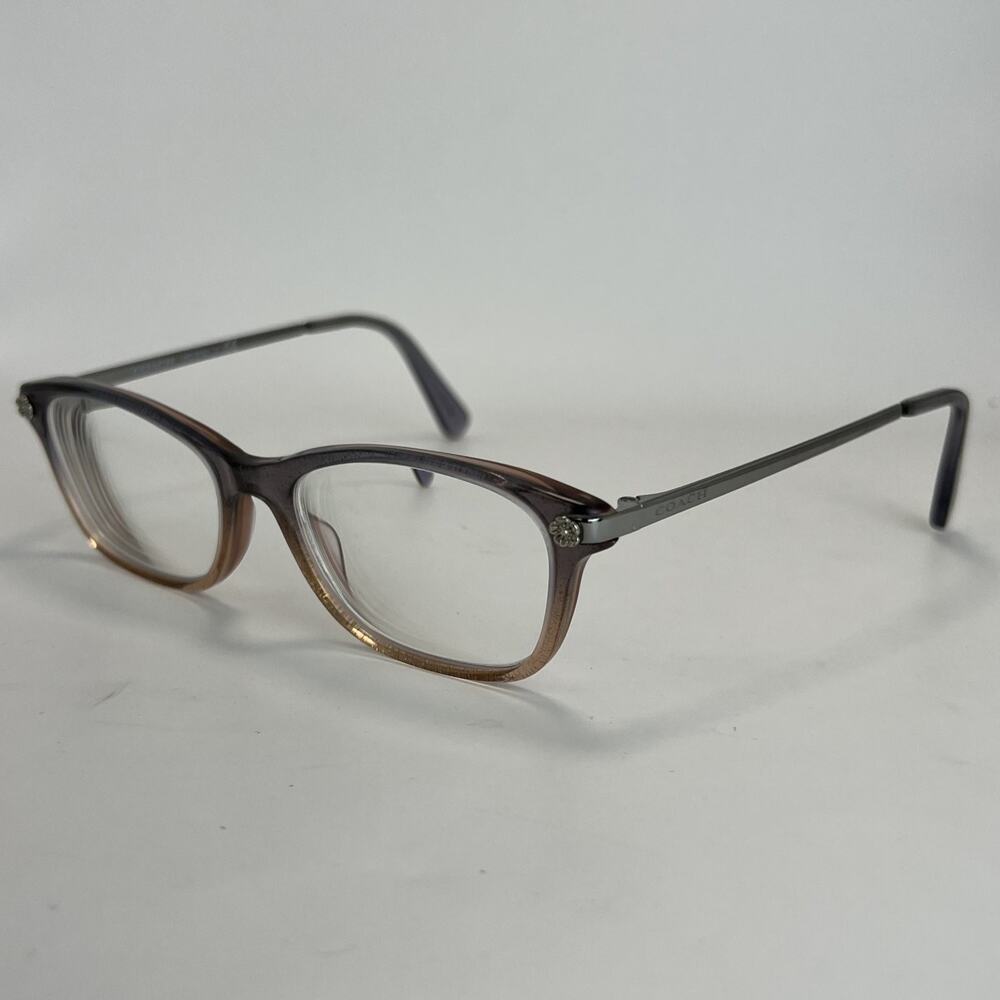 COACH Eyeglasses HC 6142 5554 51-17-140 Violet Glitter Gradient *FRAMES ONLY*